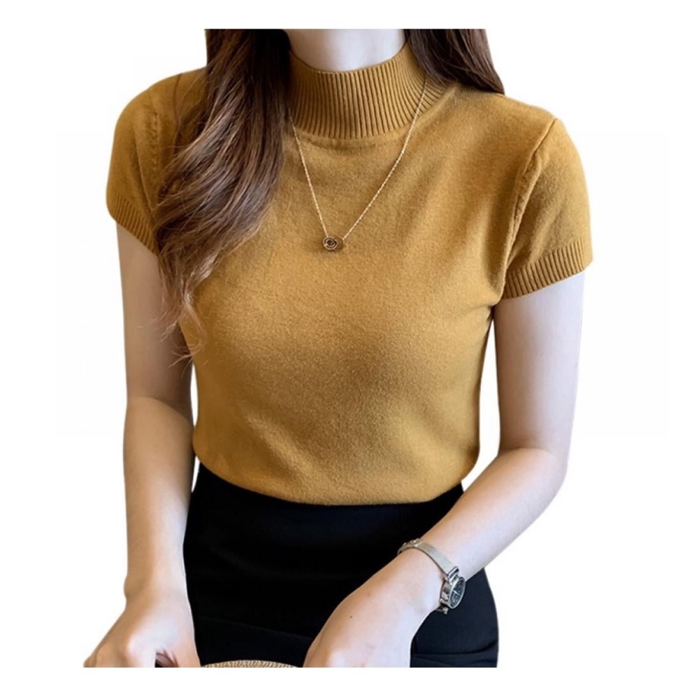 Faux Turtleneck Top